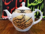 قوری طرح محرم 🖤 | چینی |  یک لیتری و یک و نیم لیتری | ویژه مراسمات روضه و هیئت | تک و تعداد