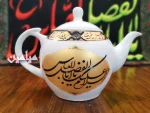 قوری طرح محرم 🖤 | چینی |  یک لیتری و یک و نیم لیتری | ویژه مراسمات روضه و هیئت | تک و تعداد - Image 2