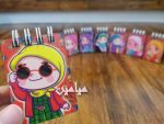 دفترچه چوبی مدل جاسوئیچی طرح دخترانه حجاب 😇 | سیمی | تنوع طرح های جذاب | تک و عمده - Image 9