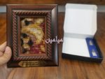 پک متبرک حرم امام حسین (ع) 🌟 | قاب فرش حرم + آب سرداب و تربت | بهمراه باکس زیبا و هولوگرام اصالت | تک و عمده - Image 3