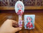ست برس مو و آینه طرح دخترانه حجاب 😍 |‌ تنوع طرح های فانتزی کودکانه | تک و عمده