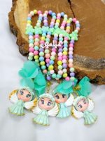 تسبیح فرشته رنگی 😍 | تنوع طرح و رنگ های شاد و دخترانه | تک و عمده - Image 4