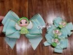 گیره موی سبز عروسکی مدل فرشته 😍 | پاپیونی | تنوع سه رنگ سبز جذاب ‌‌| تک و عمده - Image 2