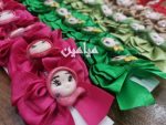 گیره موی کوچک عروسکی 😍 | مدل پاپیونی | تنوع رنگ های شاد و جذاب | در بسته های 10 عددی از یک رنگ