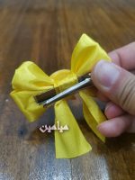گیره موی کوچک عروسکی 😍 | مدل پاپیونی | تنوع رنگ های شاد و جذاب | در بسته های 10 عددی از یک رنگ - Image 7