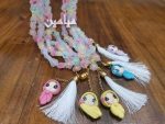 تسبیح فانتزی عروسکی ❤️ | تنوع رنگ و طرح های جذاب دخترانه | تک و عمده - Image 9