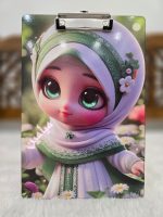 تخته شاسی طرح دخترانه حجاب 😍 | سایز آ4 | تنوع طرح های جذاب فانتزی | تک و عمده - Image 3