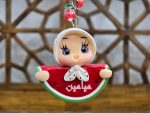 جاسوئیچی عروسکی یلدا 😍 | تنوع طرح های فانتزی دختر و پسر | جنس عروسک خمیری | تک و عمده - Image 4