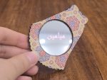 آینه چوبی طرح دخترانه امام زمانی ❤️ | تنوع طرح های زیبا | تک سلفون | تک و عمده - Image 4