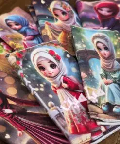 جا دستمال کاغذی جیبی دخترانه حجاب 😍| جنس مخمل | تنوع طرح های جذاب دخترانه | تک و عمده