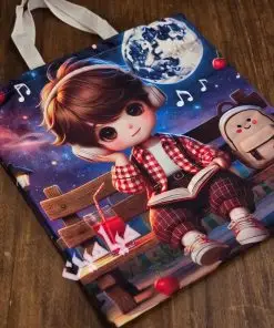 ساک دستی مخمل پسرانه 😍 | تنوع طرح های جذاب | بسیار باکیفیت | دارای زیپ | تک و عمده