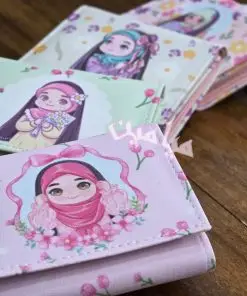 کیف پول چرم دخترانه | با کیفیت و جادار | تنوع طرح های جذاب | دو رو چاپ | تک و عمده