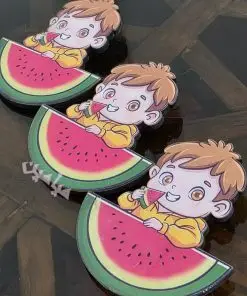 پیکسل چوبی کودکانه یلدایی 💖 | با روکش پلکسی | دختر و پسر | تک و عمده