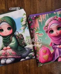 جانماز کیفی زیپی مخمل کودک ❤️ | دخترانه و پسرانه | سه تکه | تک و عمده