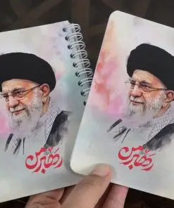 دفترچه یادداشت طرح رهبر من 🌹 | 50 برگی خط دار و سیمی | تک و عمده