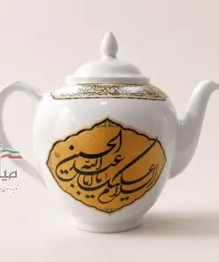 قوری بزرگ طرح محرم 🖤 | چینی | دو لیتری | ویژه مراسمات روضه و هیئت | تک و تعداد